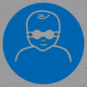 Mandatory: Protect infants eyes with opaque eye protection